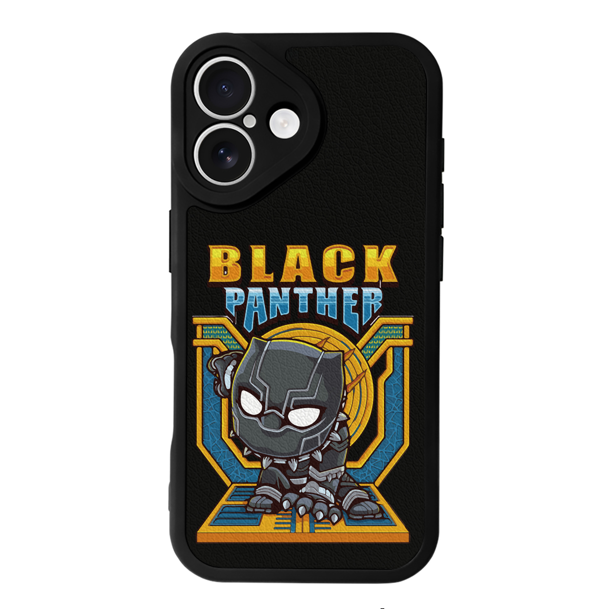 （画像用） アベンジャーズ The Avengers 【iPhone 16シリーズ対応】シリコンスマホケース（レザー調） 材質：シリコン